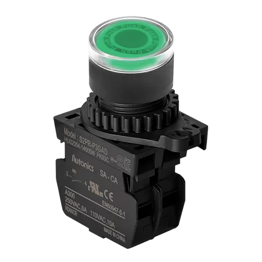 Push Button Green Illumination