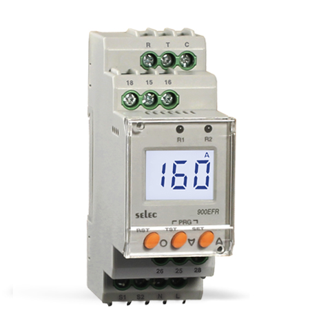 Digital Earth Fault Relay with Backlight [900EFR-BL-U]